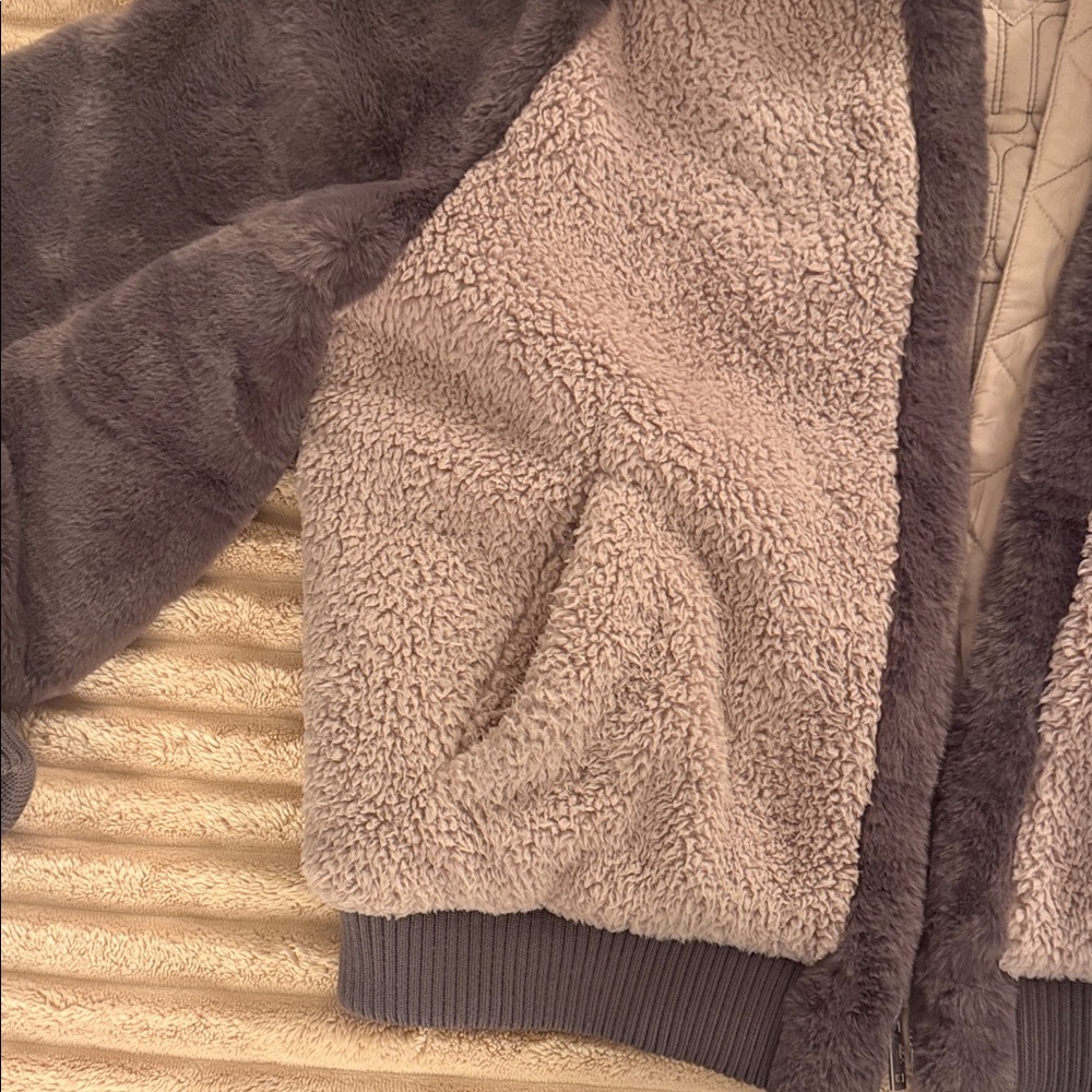UGG Brown and Pink Fleece Jacket - Picture 4 of 5